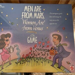 Mattel Mars and Venus Game with Purple and Blue new never opened